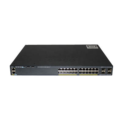 WS-C2960X-24PD-L 24 ポート ネットワーク スイッチ イーサネット スイッチ 24xGE PoE 370W 2x10G